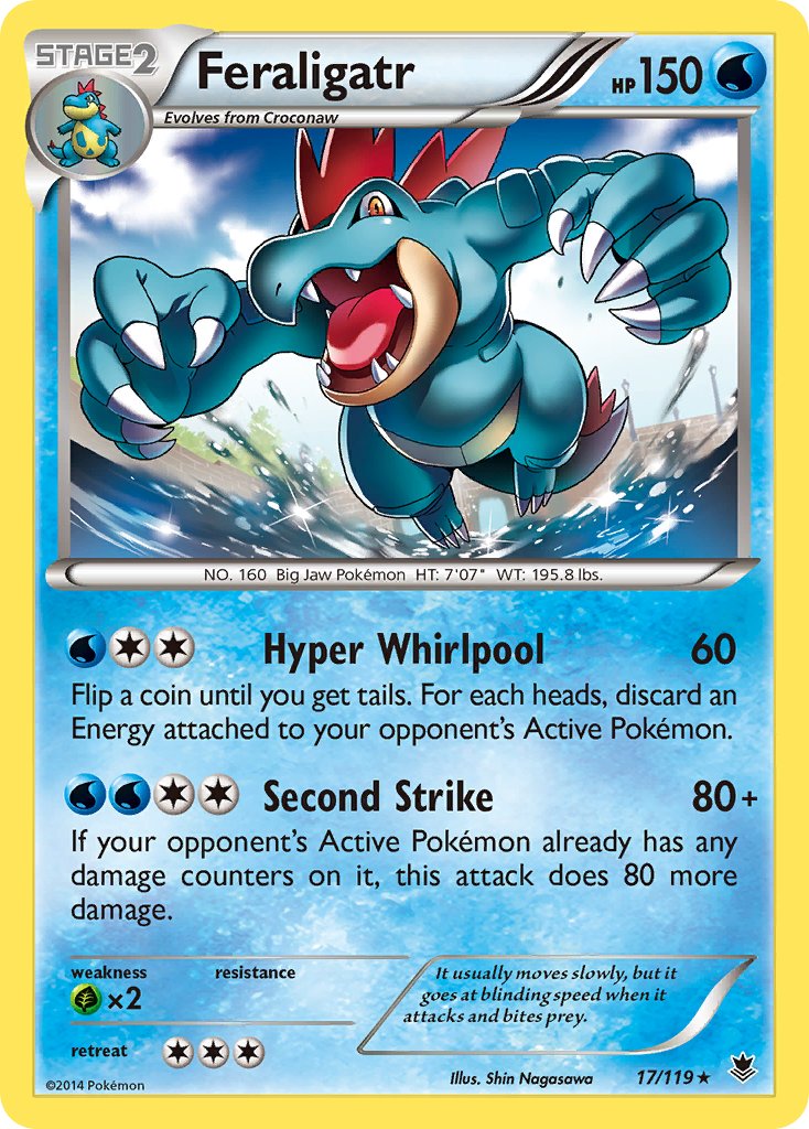 Feraligatr (17/119) (Theme Deck Exclusive) [XY: Phantom Forces] | Good Games Morley