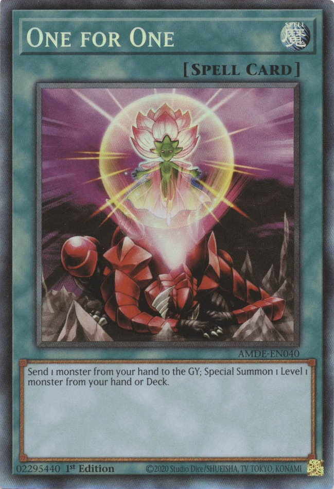 One for One [AMDE-EN040] Collector's Rare | Good Games Morley
