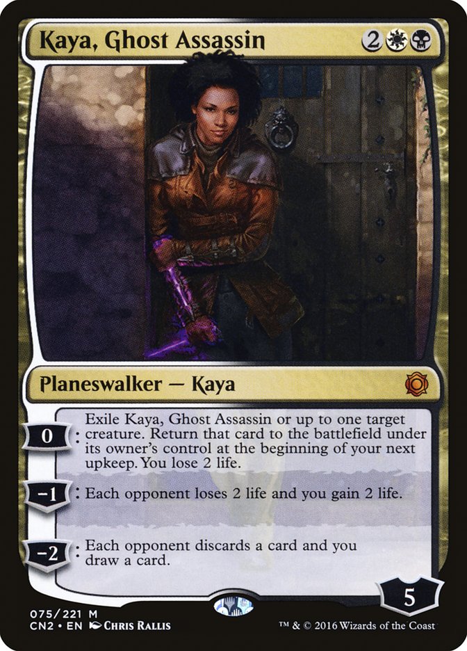 Kaya, Ghost Assassin (075/221) [Conspiracy: Take the Crown] | Good Games Morley