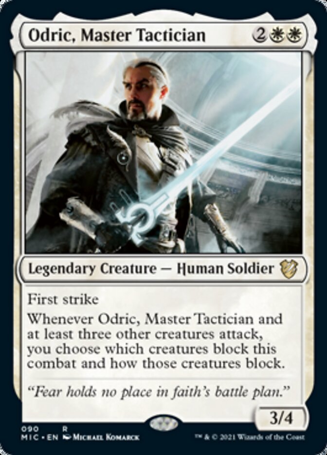 Odric, Master Tactician [Innistrad: Midnight Hunt Commander] | Good Games Morley