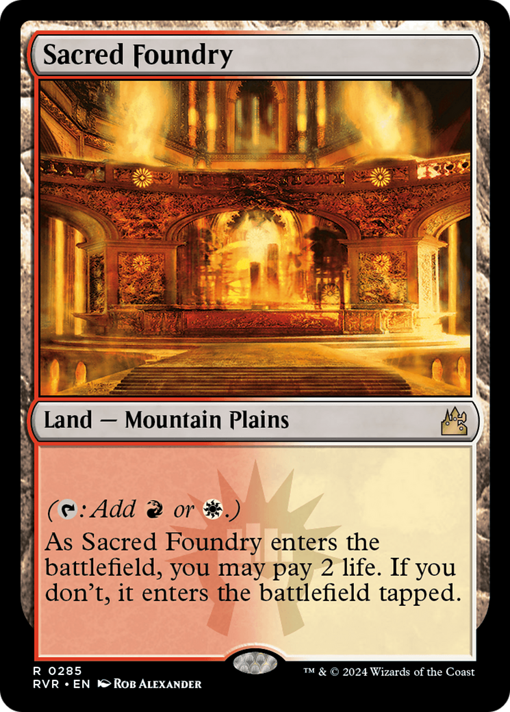 Sacred Foundry [Ravnica Remastered] | Good Games Morley