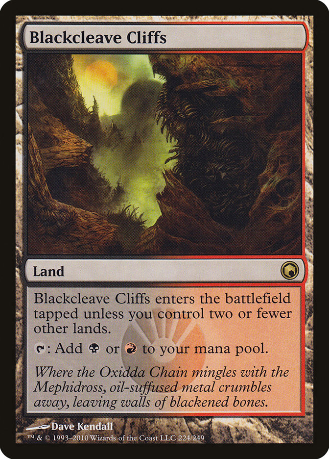 Blackcleave Cliffs [Scars of Mirrodin] | Good Games Morley