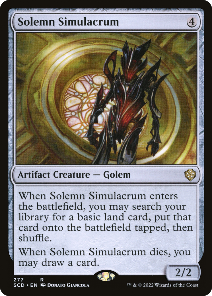 Solemn Simulacrum [Starter Commander Decks] | Good Games Morley