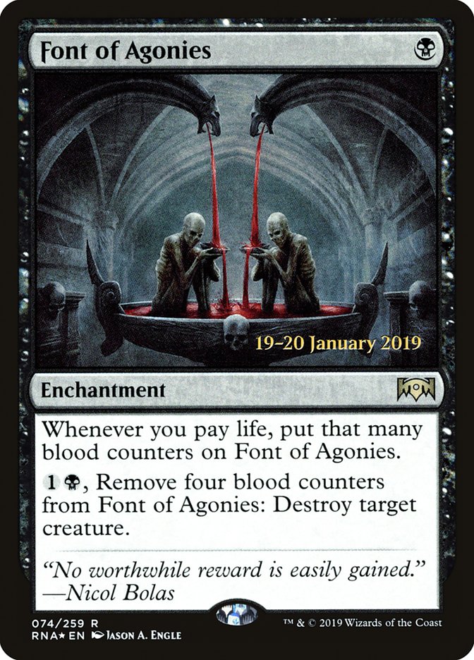 Font of Agonies [Ravnica Allegiance Prerelease Promos] | Good Games Morley