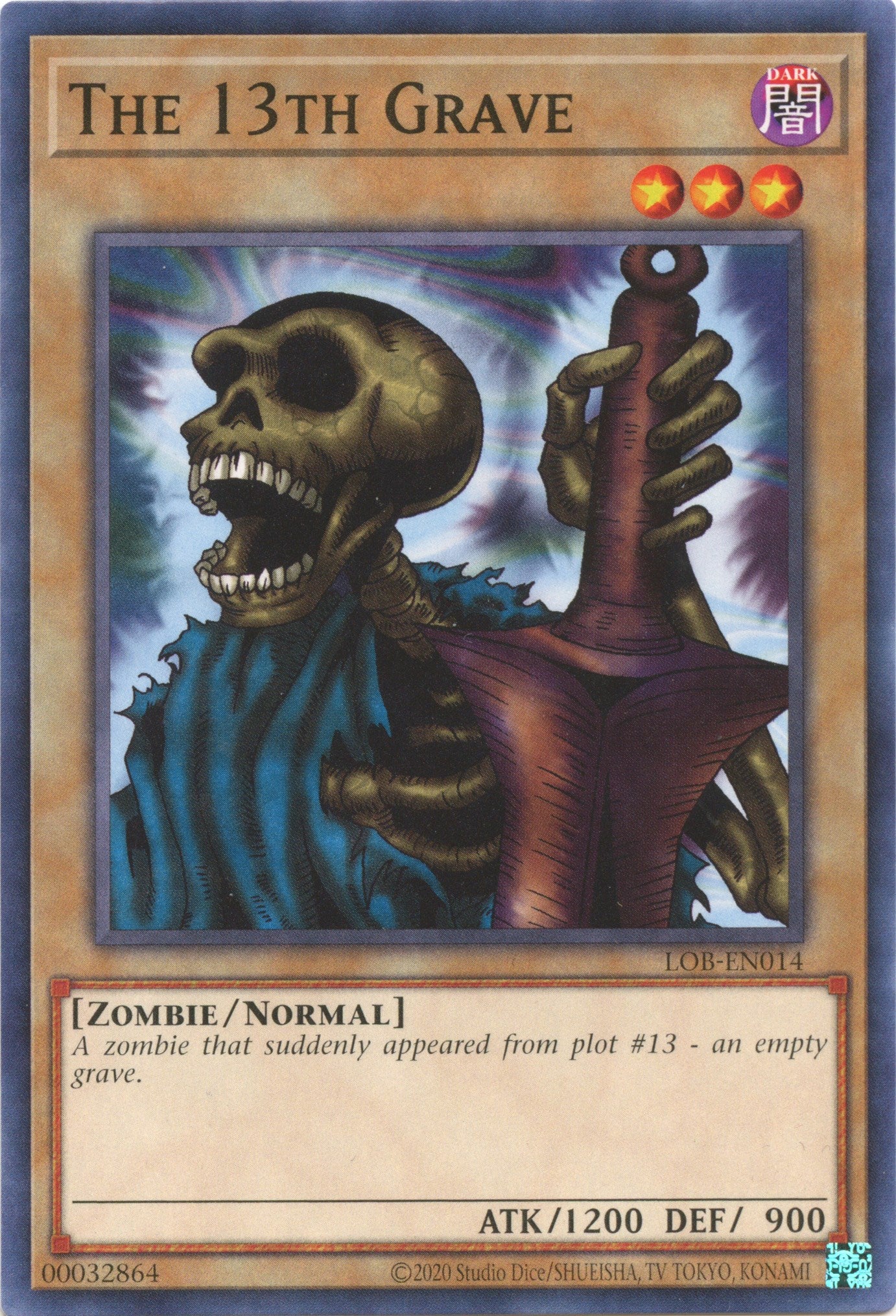 The 13th Grave (25th Anniversary) [LOB-EN014] Common | Good Games Morley