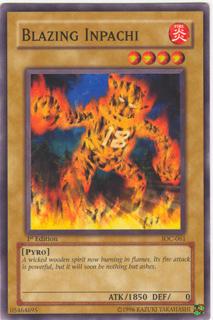 Blazing Inpachi [IOC-061] Common | Good Games Morley