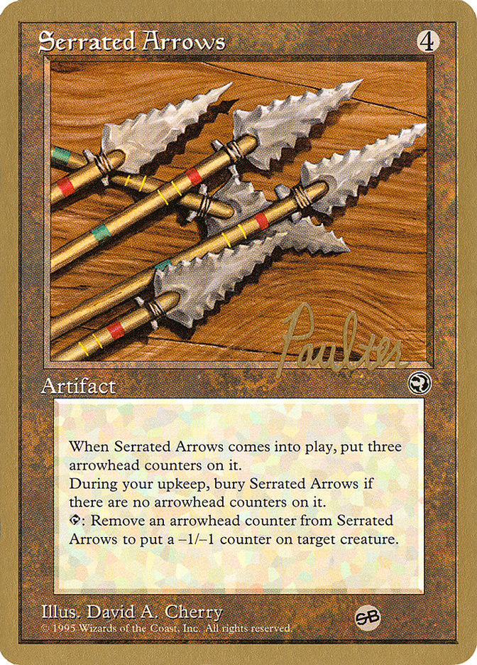 Serrated Arrows (Preston Poulter) (SB) [Pro Tour Collector Set] | Good Games Morley
