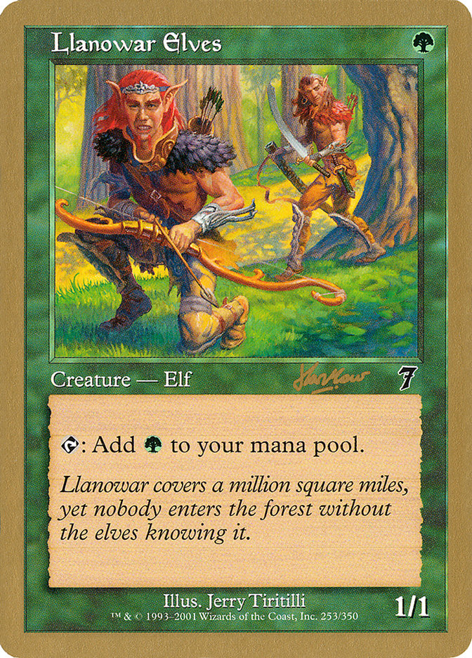 Llanowar Elves (Sim Han How) [World Championship Decks 2002] | Good Games Morley