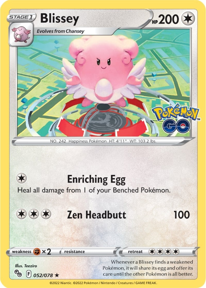 Blissey (052/078) [Pokémon GO] | Good Games Morley