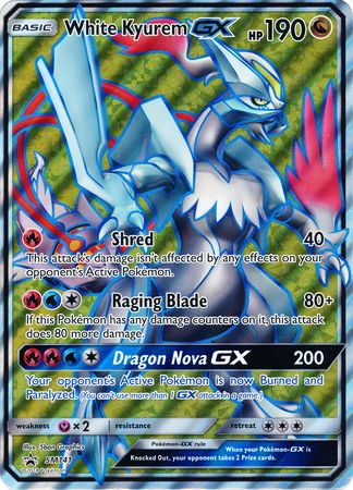 White Kyurem GX (SM141) (Jumbo Card) [Sun & Moon: Black Star Promos] | Good Games Morley