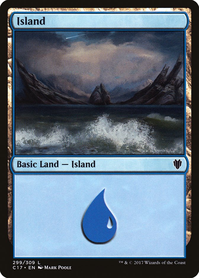 Island (299) [Commander 2017] | Good Games Morley