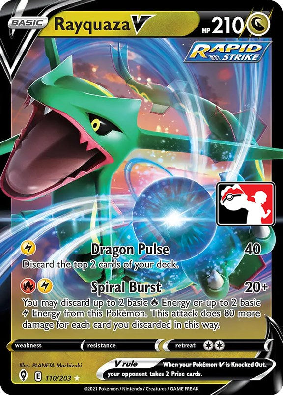Rayquaza V (110/203) [Prize Pack Series One] | Good Games Morley