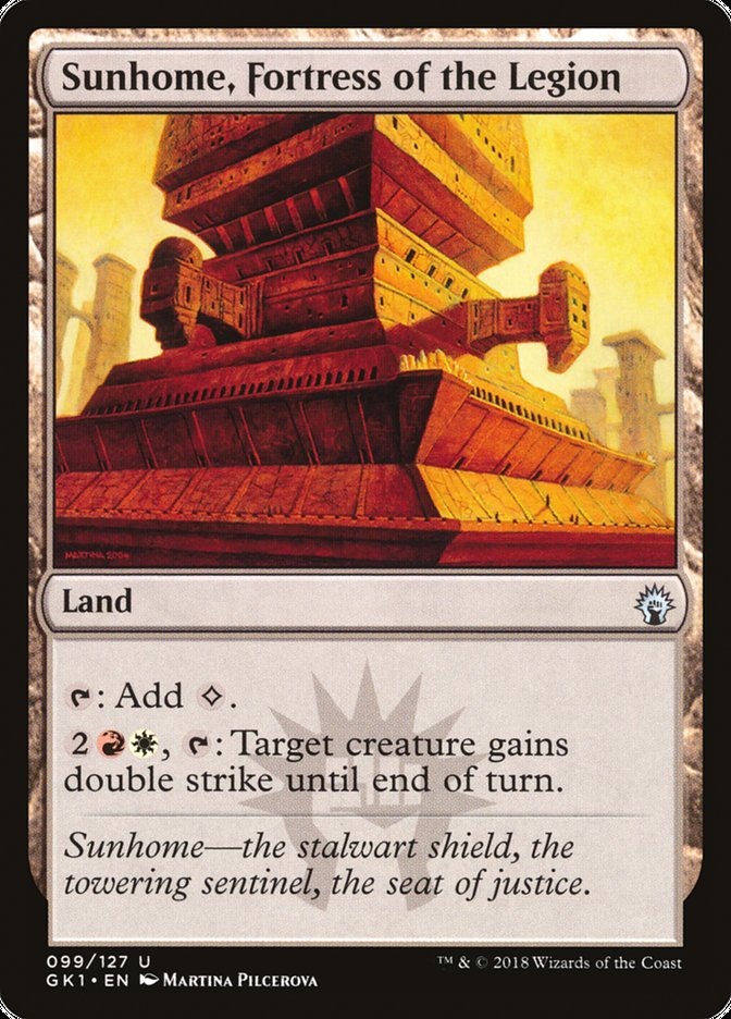 Sunhome, Fortress of the Legion [Guilds of Ravnica Guild Kit] | Good Games Morley