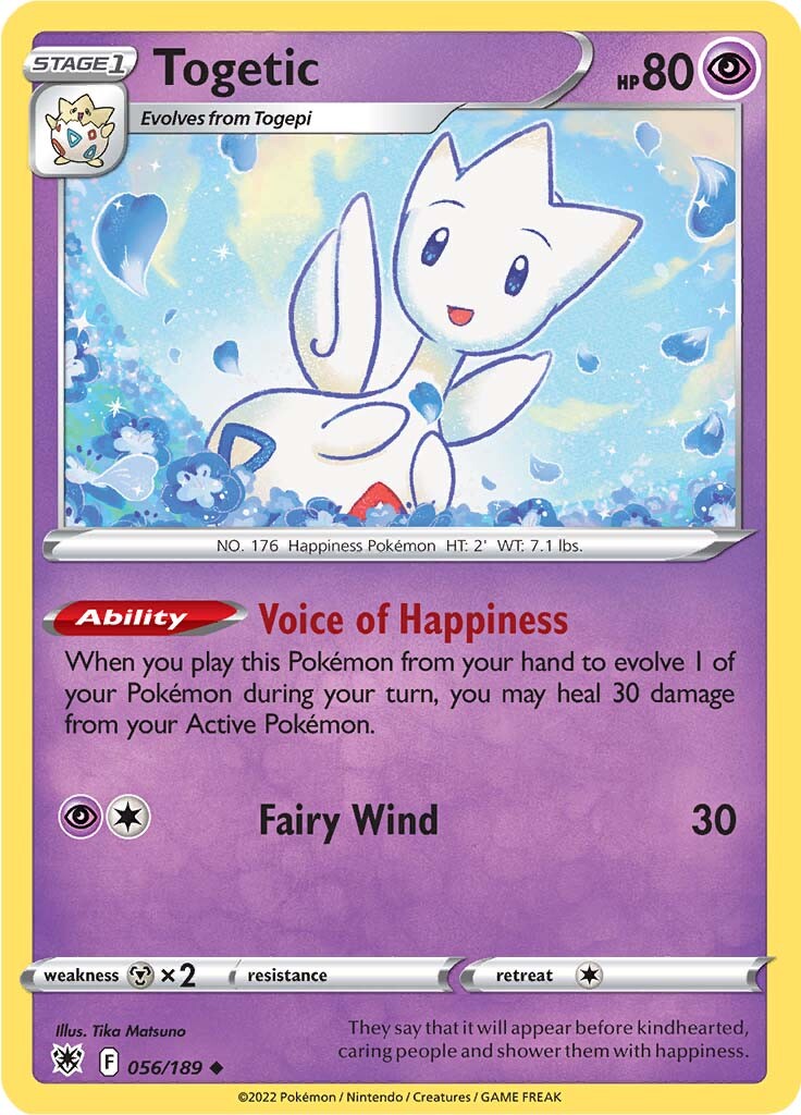 Togetic (056/189) [Sword & Shield: Astral Radiance] | Good Games Morley