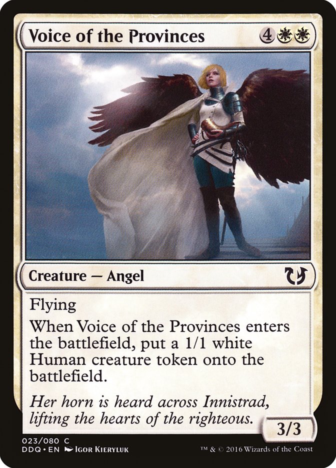 Voice of the Provinces [Duel Decks: Blessed vs. Cursed] | Good Games Morley