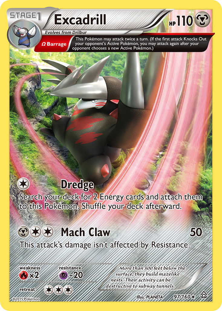 Excadrill (97/160) [XY: Primal Clash] | Good Games Morley