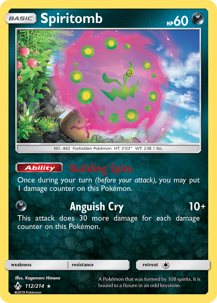 Spiritomb (112/214) [Sun & Moon: Unbroken Bonds] | Good Games Morley