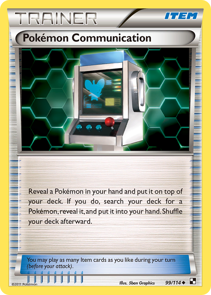 Pokemon Communication (99/114) [Black & White: Base Set] | Good Games Morley