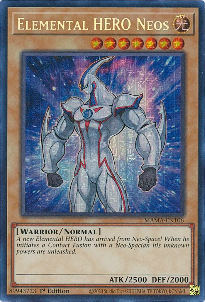 Elemental HERO Neos [MAMA-EN106] Ultra Pharaoh's Rare | Good Games Morley