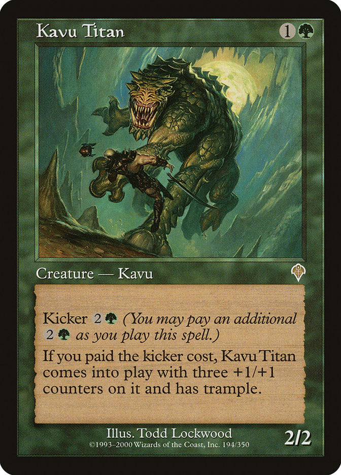 Kavu Titan [Invasion] | Good Games Morley