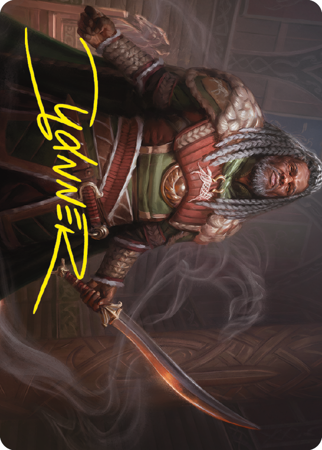 Theoden, King of Rohan Art Card (Gold-Stamped Signature) [The Lord of the Rings: Tales of Middle-earth Art Series] | Good Games Morley