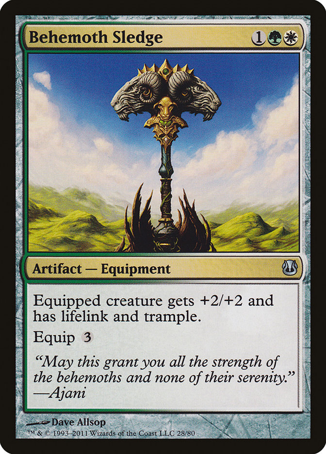 Behemoth Sledge [Duel Decks: Ajani vs. Nicol Bolas] | Good Games Morley
