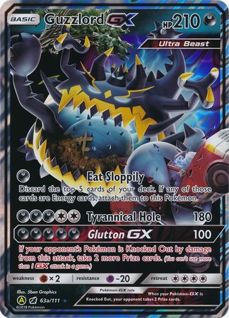 Guzzlord GX (63a/111) (Jumbo Card) [Sun & Moon: Crimson Invasion] | Good Games Morley