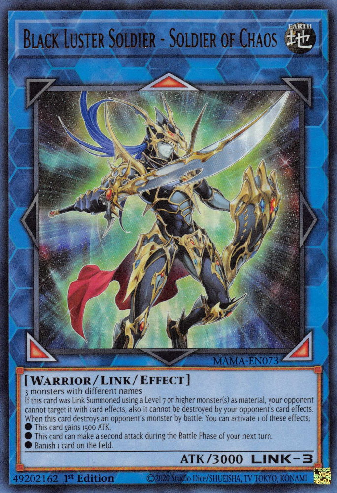 Black Luster Soldier - Soldier of Chaos [MAMA-EN073] Ultra Rare | Good Games Morley