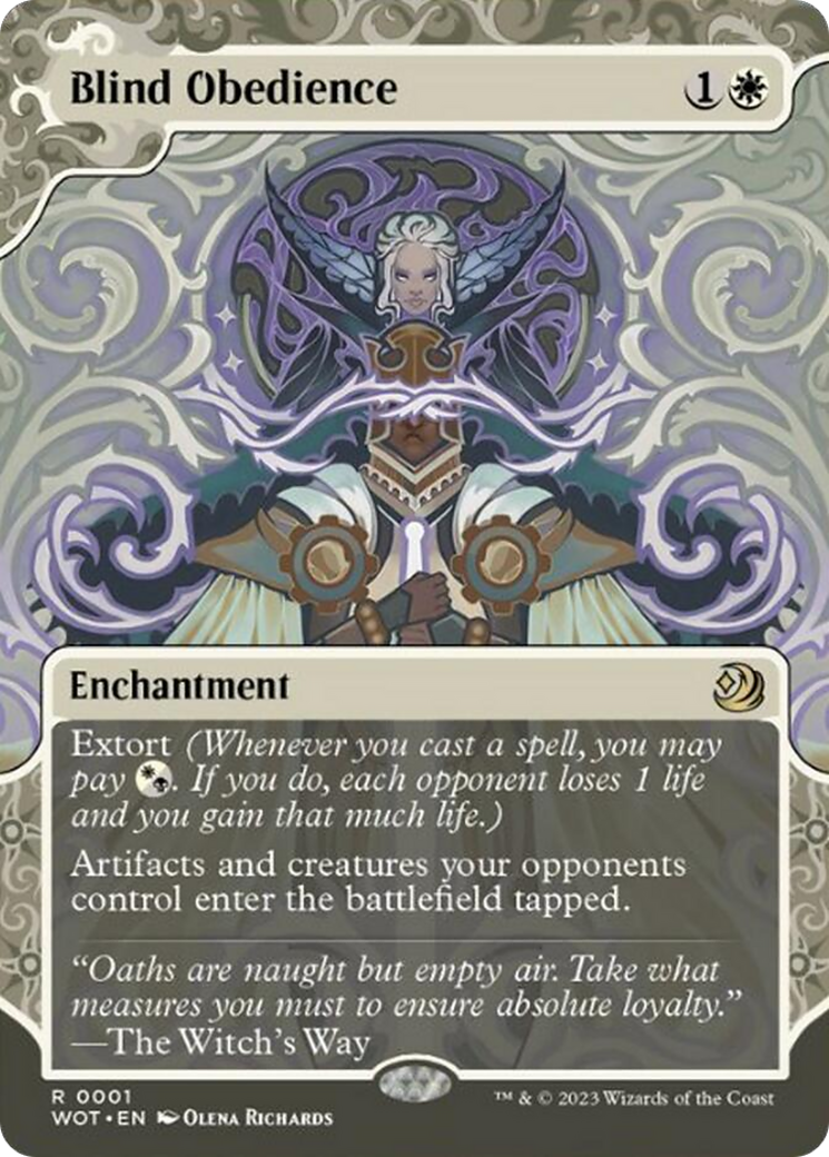Blind Obedience [Wilds of Eldraine: Enchanting Tales] | Good Games Morley