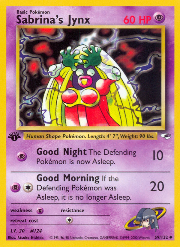 Sabrina's Jynx (59/132) [Gym Heroes 1st Edition] | Good Games Morley