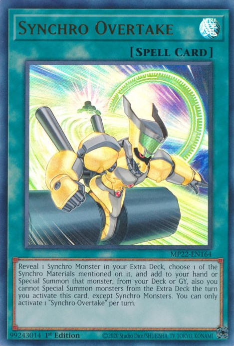 Synchro Overtake [MP22-EN164] Ultra Rare | Good Games Morley