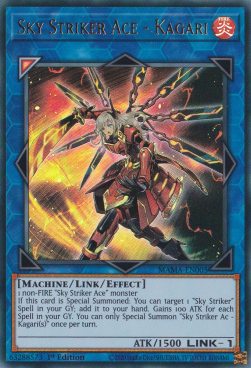 Sky Striker Ace - Kagari [MAMA-EN005] Ultra Rare | Good Games Morley