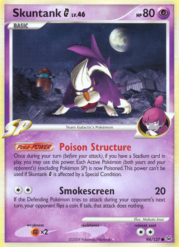 Skuntank G (94/127) [Platinum: Base Set] | Good Games Morley