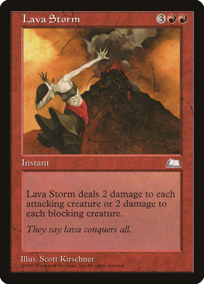 Lava Storm [Weatherlight] | Good Games Morley