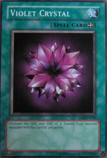 Violet Crystal [LOB-EN042] Common | Good Games Morley