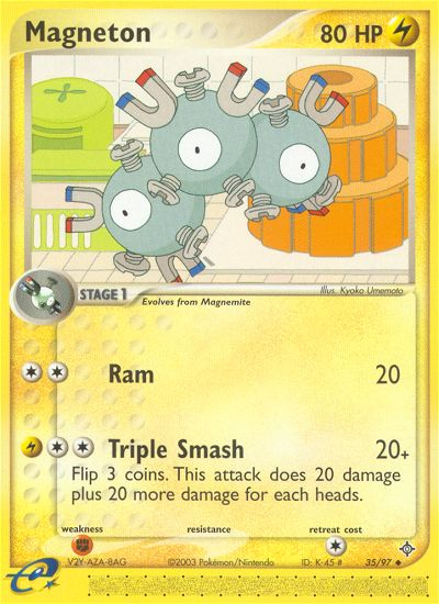 Magneton (35/97) [EX: Dragon] | Good Games Morley