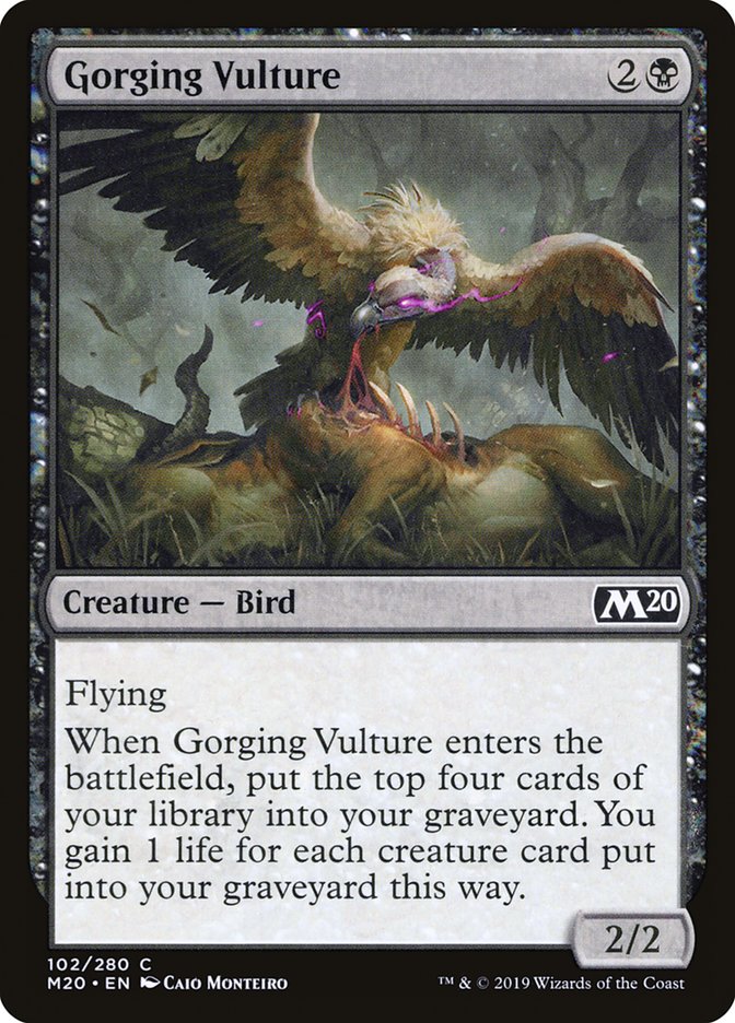 Gorging Vulture [Core Set 2020] | Good Games Morley