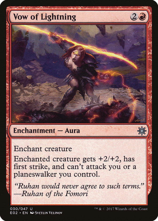 Vow of Lightning [Explorers of Ixalan] | Good Games Morley