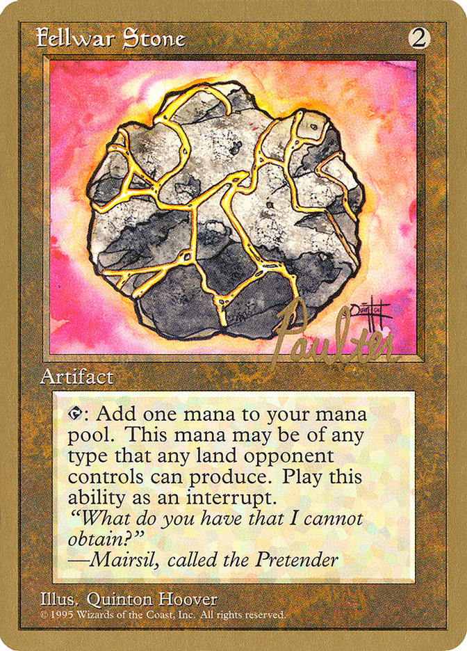 Fellwar Stone (Preston Poulter) [Pro Tour Collector Set] | Good Games Morley