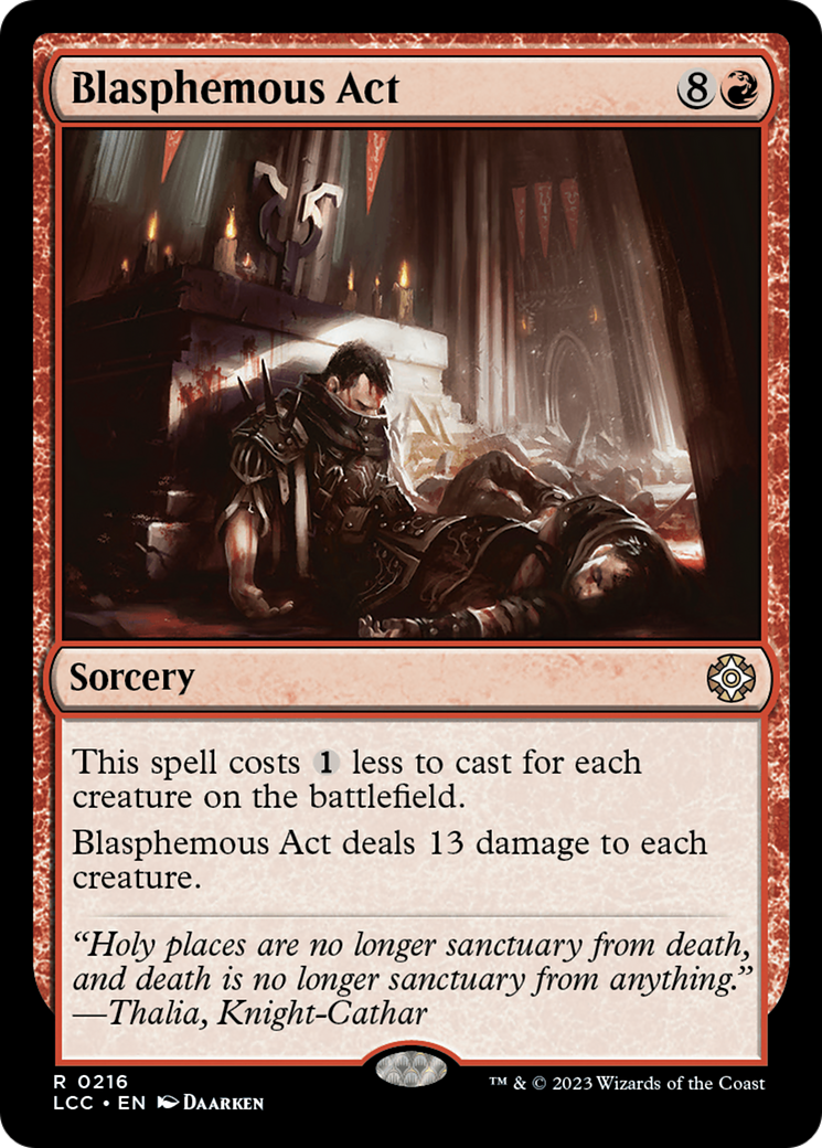 Blasphemous Act [The Lost Caverns of Ixalan Commander] | Good Games Morley