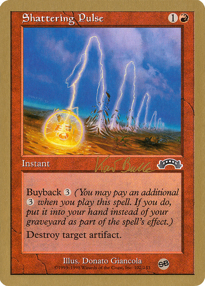 Shattering Pulse (Kai Budde) [World Championship Decks 1999] | Good Games Morley