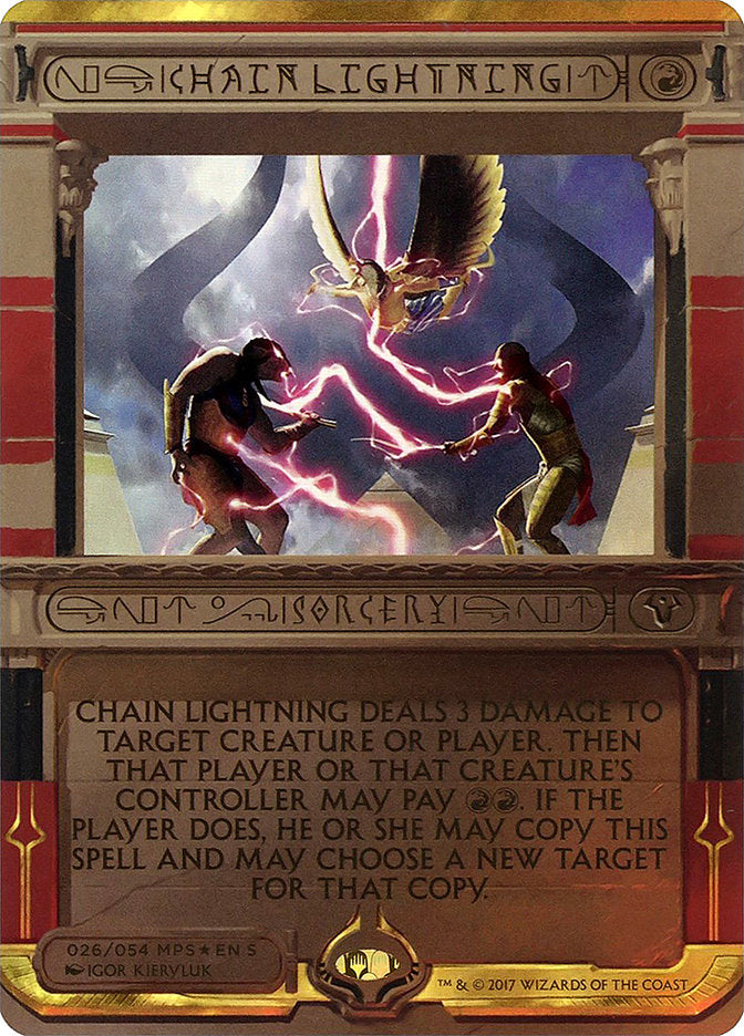 Chain Lightning (Invocation) [Amonkhet Invocations] | Good Games Morley