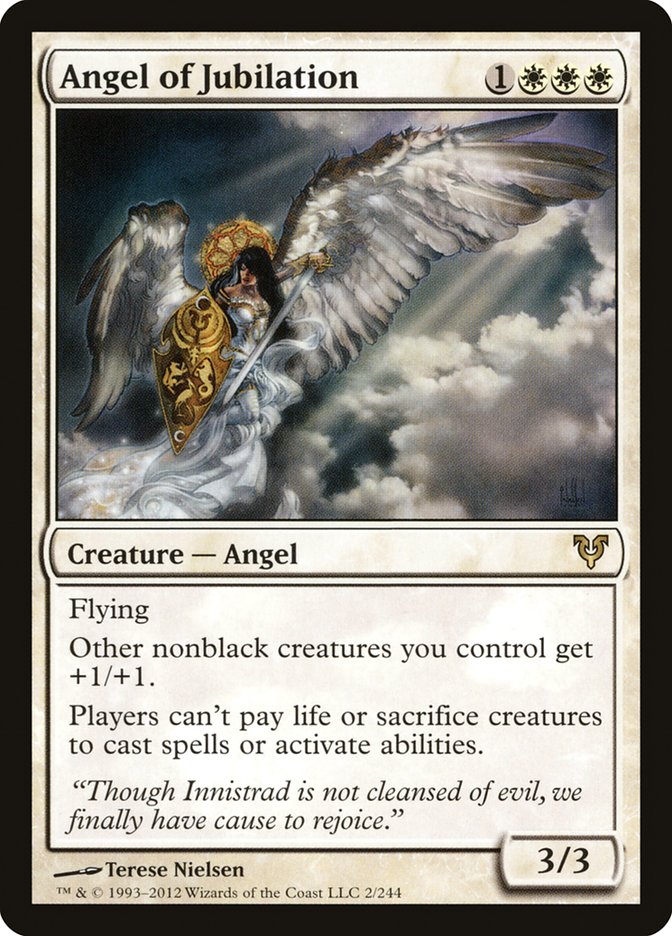 Angel of Jubilation [Avacyn Restored] | Good Games Morley