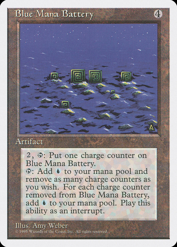 Blue Mana Battery [Fourth Edition] | Good Games Morley