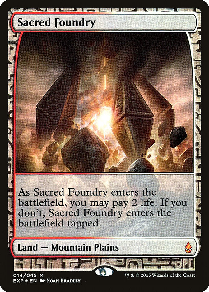 Sacred Foundry [Zendikar Expeditions] | Good Games Morley