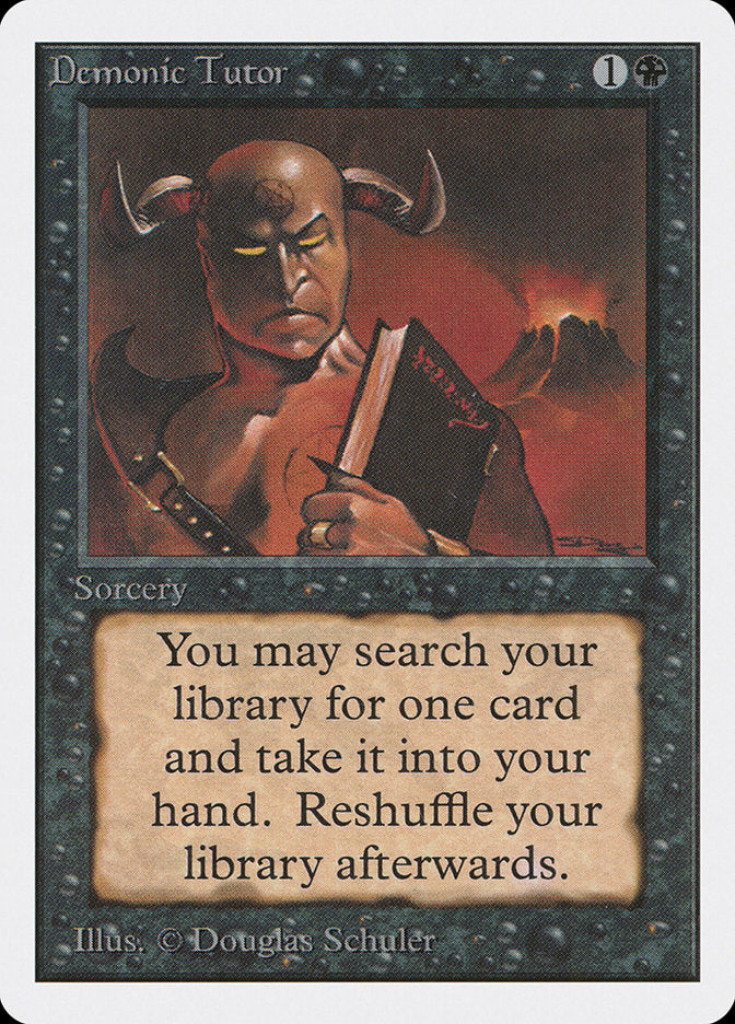 Demonic Tutor [Unlimited Edition] | Good Games Morley
