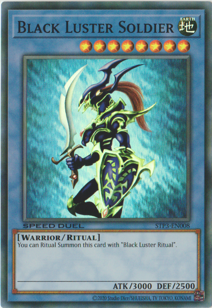 Black Luster Soldier [STP3-EN008] Super Rare | Good Games Morley
