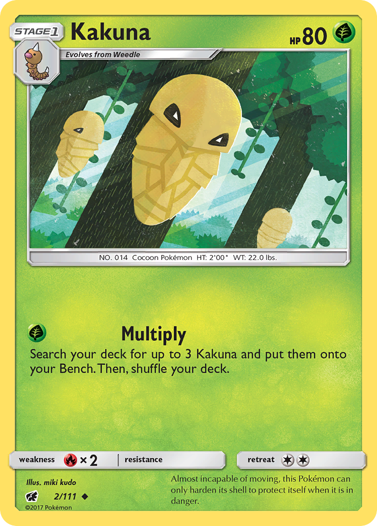 Kakuna (2/111) [Sun & Moon: Crimson Invasion] | Good Games Morley