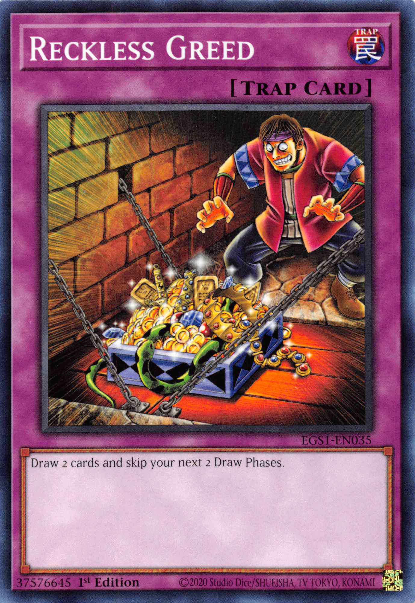 Reckless Greed [EGS1-EN035] Common | Good Games Morley