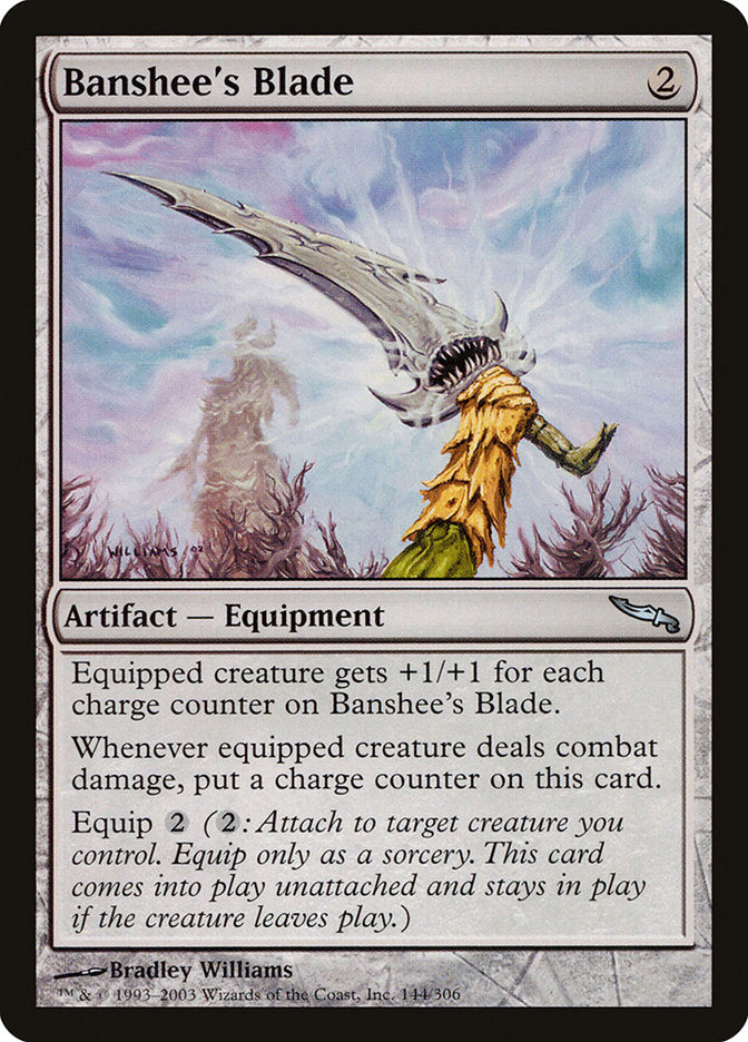 Banshee's Blade [Mirrodin] | Good Games Morley